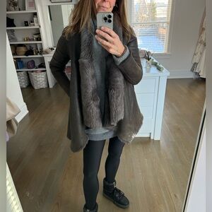 Allsaints shearling jacket